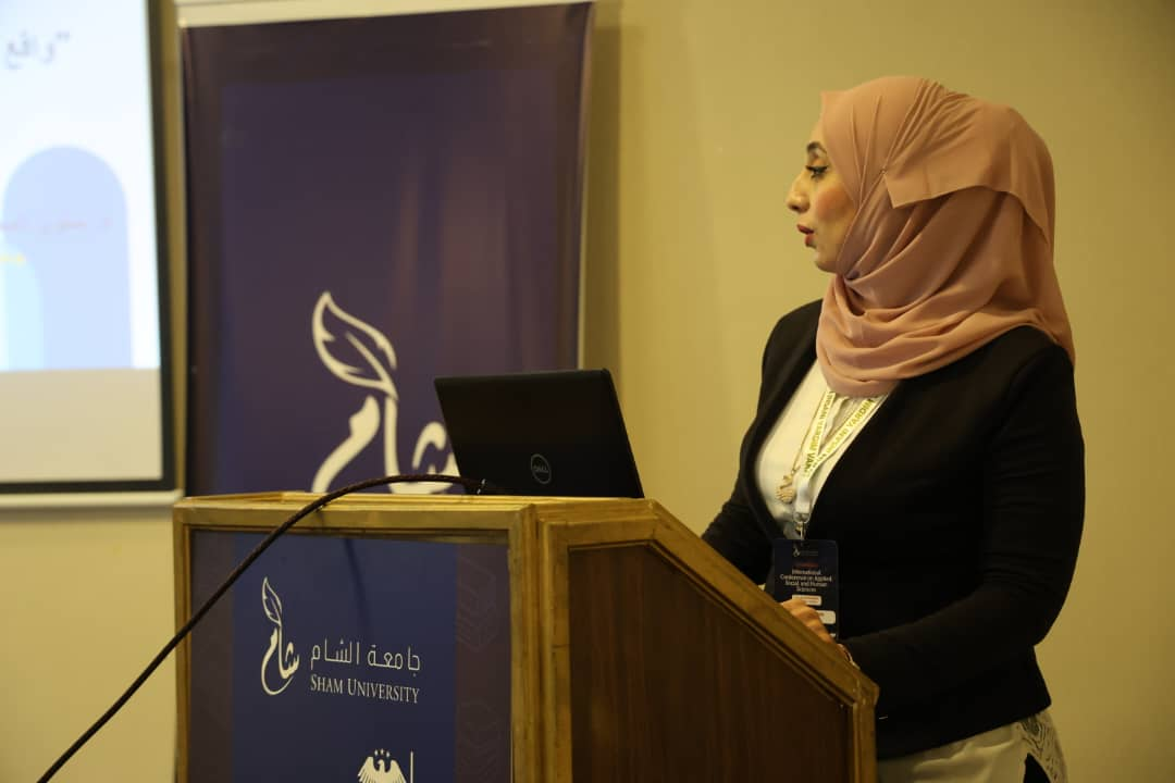 Dr Salway Al hussying during her presentation